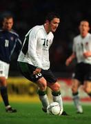 17 April 2002; Robbie Keane of Republic of Ireland during the International Friendly match between Republic of Ireland and USA at Lansdowne Road in Dublin. Photo by Brendan Moran/Sportsfile