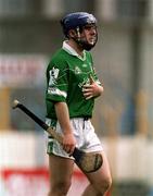14 April 2002; Damien Reale of Limerick during the Allianz National Hurling League Quarter-Final match between Clare and Limerick at Semple Stadium in Thurles. Photo by Brendan Moran/Sportsfile