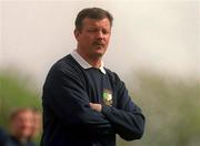 21 April 2002: St. Francis Manager Kenny Lyons looks on during the Leinster Senior League Vere Deane Cup Semi-Final match  between St Francis and Rush Athletic at Stanaway Park in Crumlin, Dublin. Photo by Ray Lohan/Sportsfile