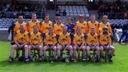 14 April 2002; The Roscommon team prior to the Allianz National Hurling League Division 2 Relegation Play-Off match between Carlow and Roscommon at Cusack Park in Mullingar, Westmeath. Photo by Aoife Rice/Sportsfile