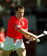 7 April 2002; Alan Browne of Cork during the Allianz National Hurling League Division 1B Round 5 match between Cork and Tipperary at Páirc Uí Chaoimh in Cork. Photo by Damien Eagers/Sportsfile