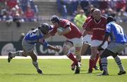 27 April 2002; Paul O'Connell of Munster in action against Norm Berryman of Castres during the Heineken European Cup Semi-Final match between Castres and Munster at Stade de la Mediterranie in Beziers, France. Photo by Brendan Moran/Sportsfile