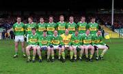28 April 2002; The Kerry team prior to the Allianz National Football League Division 2 Final match between Kerry and Laois at the Gaelic Grounds in Limerick. Photo by Brendan Moran/Sportsfile