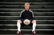 29 April 2002; Republic of Ireland International Damien Duff at the launch of The adidas Predator Mania football boot at The Radisson Hotel in Dublin. Photo by David Maher/Sportsfile