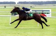 16 September 2001; Hawk Wing with Mick Kinane wins The Aga Khan Studs National Stakes at The Curragh Racecourse in Kildare. Photo by Sportsfile