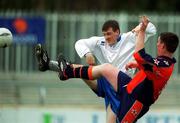 20 April 2002; Martin Daly of Cheeverstown in action against Stephen Bolger of Kare during the Special Olympics Ireland / eircom National Cup Final match between Cheeverstown and Kare at Richmond Park in Dublin. Photo by Pat Murphy/Sportsfile
