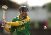28 April 2002; Ray Dorran of Meath during the Guinness Leinster Senior Hurling Championship First Round match between Carlow and Meath at Dr Cullen Park in Carlow. Photo by Ray McManus/Sportsfile
