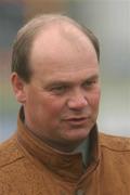 27 April 2002; Trainer Michael Halford at Punchestown Racecourse in Naas, Kildare. Photo by Damien Eagers/Sportsfile