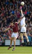 2 April 2017; Fionn Dowling of Kildare in action against Fiontán Ó Curraoin of Galway during the Allianz Football League Division 2 Round 7 match between Galway and Kildare at Pearse Stadium in Galway. Photo by Piaras Ó Mídheach/Sportsfile