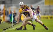 2 April 2017; Damien Reck of Wexford is dispossessed by Liam Blanchfield of Kilkenny during the Allianz Hurling League Division 1 Quarter-Final match between Kilkenny and Wexford at Nowlan Park in Kilkenny. Photo by Brendan Moran/Sportsfile