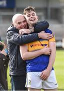 2 April 2017; Michael Quinlivan of Tipperary celebrates with his father Martin after the Allianz Football League Division 3 Round 7 match between Armagh and Tipperary at the Athletic Grounds in Armagh. Photo by Oliver McVeigh/Sportsfile