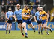 2 April 2017; Tony Kelly of Clare in action against David Treacy of Dublin during the Allianz Hurling League Division 1 Relegation Play-Off match between Clare and Dublin at Cusack Park in Ennis, Co Clare. Photo by Diarmuid Greene/Sportsfile