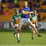 2 April 2017; Seamus Callanan of Tipperary in action against Shane Dooley of Offaly during the Allianz Hurling League Division 1 Quarter-Final match between Offaly and Tipperary at O'Connor Park in Tullamore, Co Offaly. Photo by David Maher/Sportsfile