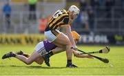 2 April 2017; Liam Blanchfield of Kilkenny in action against Damien Reck of Wexford during the Allianz Hurling League Division 1 Quarter-Final match between Kilkenny and Wexford at Nowlan Park in Kilkenny. Photo by Brendan Moran/Sportsfile