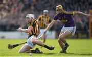 2 April 2017; Eóin Murphy of Kilkenny in action against Damien Reck of Wexford during the Allianz Hurling League Division 1 Quarter-Final match between Kilkenny and Wexford at Nowlan Park in Kilkenny. Photo by Brendan Moran/Sportsfile