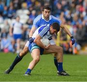2 April 2017; Drew Wylie of Monaghan in action against Bernard Brogan of Dublin during the Allianz Football League Division 1 Round 7 match between Monaghan and Dublin at St. Tiernach's Park in Clones, Co Monaghan. Photo by Ray McManus/Sportsfile