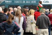 2 April 2017; Supporters queue to purchase tickets prior to the Allianz Football League Division 1 Round 7 match between Mayo and Donegal at Elverys MacHale Park in Castlebar, Mayo. Photo by Stephen McCarthy/Sportsfile