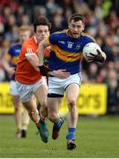2 April 2017; Shane O'Connell of Tipperary in action against James Morgan of Armagh during the Allianz Football League Division 3 Round 7 match between Armagh and Tipperary at the Athletic Grounds in Armagh. Photo by Oliver McVeigh/Sportsfile