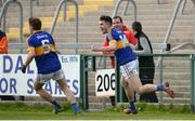 2 April 2017; Michael Quinlivan of Tipperary celebrates after scoring his sides third goal in injury time during the Allianz Football League Division 3 Round 7 match between Armagh and Tipperary at the Athletic Grounds in Armagh. Photo by Oliver McVeigh/Sportsfile