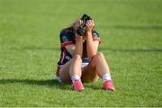 2 April 2017; A dejected Caoimhe Lohan of Mercy, Ballymahon, after the Lidl All Ireland PPS Junior B Championship Final match between Mercy, Ballymahon and St. Angela’s Ursuline Convent SS at Clane in Co Kildare. Photo by Daire Brennan/Sportsfile