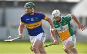 2 April 2017; John O'Dwyer of Tipperary in action against Michael Cleary of Offaly during the Allianz Hurling League Division 1 Quarter-Final match between Offaly and Tipperary at O'Connor Park in Tullamore, Co Offaly. Photo by David Maher/Sportsfile