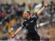 2 April 2017; Referee Alan Kelly during the Allianz Hurling League Division 1 Quarter-Final match between Kilkenny and Wexford at Nowlan Park in Kilkenny. Photo by Brendan Moran/Sportsfile