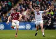 2 April 2017; Eamonn Brannigan of Galway in action against Darren Maguire of Kildare during the Allianz Football League Division 2 Round 7 match between Galway and Kildare at Pearse Stadium in Galway. Photo by Piaras Ó Mídheach/Sportsfile
