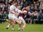 2 April 2017; Michael Farragher of Galway in action against Liam Healy, left, and Éamonn Callaghan of Kildare during the Allianz Football League Division 2 Round 7 match between Galway and Kildare at Pearse Stadium in Galway. Photo by Piaras Ó Mídheach/Sportsfile