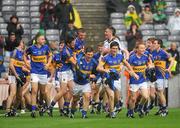 18 September 2011; Tipperary players celebrate during their lap of honour. GAA Football All-Ireland Minor Championship Final, Tipperary v Dublin, Croke Park, Dublin. Picture credit: Dáire Brennan / SPORTSFILE