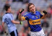 18 September 2011; Liam McGrath, Tipperary, celebrates after scoring his side's first goal. GAA Football All-Ireland Minor Championship Final, Tipperary v Dublin, Croke Park, Dublin. Picture credit: Stephen McCarthy / SPORTSFILE