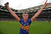 18 September 2011; Colman Kennedy, Tipperary, celebrates at the end of the game. GAA Football All-Ireland Minor Championship Final, Tipperary v Dublin, Croke Park, Dublin. Picture credit: David Maher / SPORTSFILE