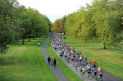 17 September 2011; Athletes during the National Lottery Half Marathon. Phoenix Park, Dublin. Picture credit: Stephen McCarthy / SPORTSFILE