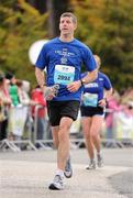 17 September 2011; Eoin O Beara, Ratoath, Co. Meath, in action during the National Lottery Half Marathon. Phoenix Park, Dublin. Picture credit: Stephen McCarthy / SPORTSFILE