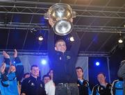 19 September 2011; Dublin's Alan Brogan, with the Sam Maguire Cup, at the 'Homecoming Celebrations' for the GAA Football All-Ireland Senior Championship winners. Dublin Football Squad Homecoming Celebrations, Merrion Square, Dublin. Photo by Sportsfile