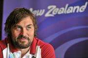 20 September 2011; Ireland prop Tony Buckley during a press conference ahead of their 2011 Rugby World Cup, Pool C, game against Russia on Sunday. Ireland Rugby Press Conference, Hilton Lake Taupo, Taupo, New Zealand. Picture credit: Brendan Moran / SPORTSFILE