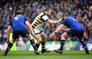 1 April 2017; Matt Mullan of Wasps in action against Dan Leavy, left, and Jack McGrath of Leinster during the European Rugby Champions Cup Quarter-Final match between Leinster and Wasps at Aviva Stadium in Dublin. Photo by Ramsey Cardy/Sportsfile