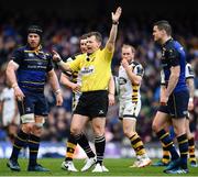 1 April 2017; Referee Nigel Owens during the European Rugby Champions Cup Quarter-Final match between Leinster and Wasps at Aviva Stadium in Dublin. Photo by Ramsey Cardy/Sportsfile