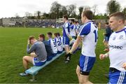 2 April 2017; The Monaghan players assemble for the traditional team photograph before the Allianz Football League Division 1 Round 7 match between Monaghan and Dublin at St. Tiernach's Park in Clones, Co Monaghan. Photo by Ray McManus/Sportsfile