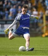2 April 2017; Monaghan goalkeeper Rory Beggan kicks a free, wide, during the Allianz Football League Division 1 Round 7 match between Monaghan and Dublin at St. Tiernach's Park in Clones, Co Monaghan. Photo by Ray McManus/Sportsfile