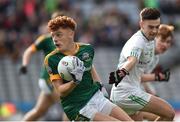 1 April 2017; Niall Donohue of St Brendan's College, Killarney in action against Dylan Furlong of St. Peter's College, Wexford during the Masita GAA All Ireland Post Primary Schools Hogan Cup Final match between St Brendan's College, Killarney and St. Peter's College, Wexford, at Croke Park, in Dublin. Photo by Matt Browne/Sportsfile