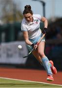 2 April 2017; Sara Twomey of UCD during the Irish Senior Ladies Hockey Cup Final match between UCD and Cork Harlequins at the National Hockey Stadium UCD in Belfield, Dublin. Photo by David Fitzgerald/Sportsfile
