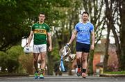 3 April 2017; In attendance at the Allianz Football League Finals Media Day in Dublin is Kerry's Shane Enright, left, and Dublin's Philly McMahon. This year, Allianz celebrates 25 years of sponsoring the Allianz Leagues. Visit www.allianz.ie for more information. Photo by Ramsey Cardy/Sportsfile