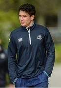 3 April 2017; Joey Carbery of Leinster arrives for squad training at Rosemount in Belfield, UCD, Dublin. Photo by Piaras Ó Mídheach/Sportsfile