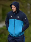 3 April 2017; Robbie Henshaw of Leinster arrives for squad training at Rosemount in Belfield, UCD, Dublin. Photo by Piaras Ó Mídheach/Sportsfile