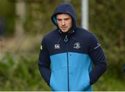 3 April 2017; Robbie Henshaw of Leinster arrives for squad training at Rosemount in Belfield, UCD, Dublin. Photo by Piaras Ó Mídheach/Sportsfile