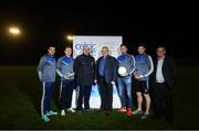 3 April 2017; Celtic Pure, the Irish natural spring water company, today announced a new sponsorship of the Monaghan senior football team as their official water partner. With hydration being a key pillar of sports performance, this role sees Celtic Pure bring their expertise to the Monaghan set-up and will ensure the provision of water for training and match days throughout the year for the award-winning team. Pictured at Monaghan GAA Training Grounds are Monaghan manager Malachy O'Rourke, Padraig McEneaney, CEO, Celtic Pure and ?Liam Duffy, Business Development Manager and CFO, Celtic Pure, alongside players, from left, Drew Wylie, Colin Walshe, Conor McManus and Darren Hughes. Photo by Ramsey Cardy/Sportsfile