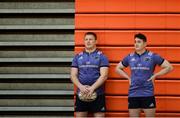 3 April 2017; John Ryan, left, and Ronan O'Mahony of Munster during squad training at the University of Limerick Arena in Limerick. Photo by Diarmuid Greene/Sportsfile