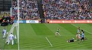 18 September 2011; Colm Cooper, Kerry, scores his side's goal. GAA Football All-Ireland Senior Championship Final, Kerry v Dublin, Croke Park, Dublin. Picture credit: Stephen McCarthy / SPORTSFILE