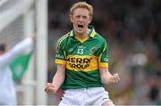 4 July 2010; Kerry's Colm Cooper celebrates after scoring his side's goal. Munster GAA Football Senior Championship Final, Kerry v Limerick, Fitzgerald Stadium, Killarney, Co. Kerry. Picture credit: Brendan Moran / SPORTSFILE