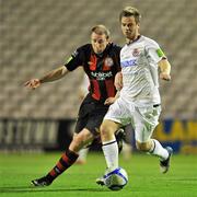 20 September 2011; Greg Bolger, Dundalk, in action against Owen Heary, Bohemians. FAI Ford Cup Quarter-Final Replay, Bohemians v Dundalk, Dalymount Park, Dublin. Picture credit: David Maher / SPORTSFILE